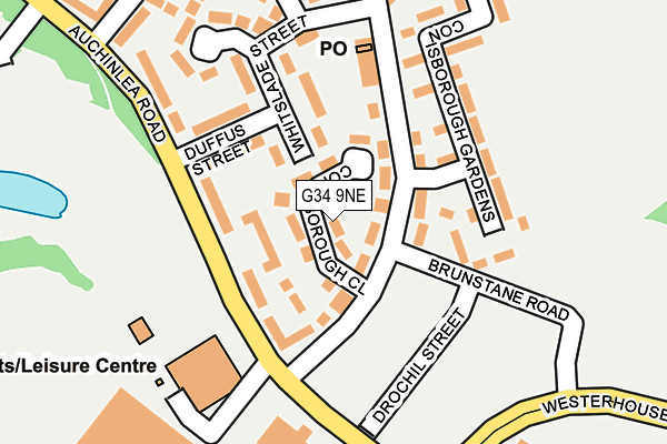 G34 9NE map - OS OpenMap – Local (Ordnance Survey) G34 9NE map - OS OpenMap – Local (Ordnance Survey)