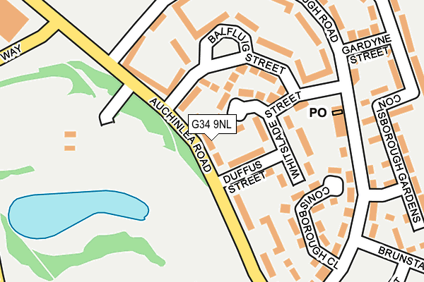 G34 9NL map - OS OpenMap – Local (Ordnance Survey) G34 9NL map - OS OpenMap – Local (Ordnance Survey)