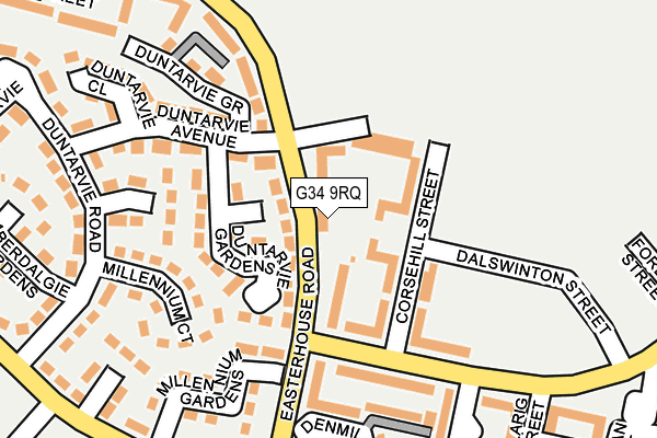 G34 9RQ map - OS OpenMap – Local (Ordnance Survey) G34 9RQ map - OS OpenMap – Local (Ordnance Survey)