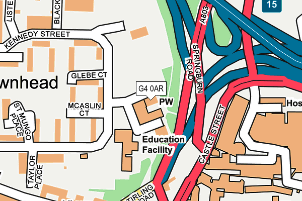 G4 0AR map - OS OpenMap – Local (Ordnance Survey) G4 0AR map - OS OpenMap – Local (Ordnance Survey)