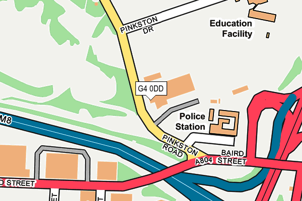 G4 0DD map - OS OpenMap – Local (Ordnance Survey)