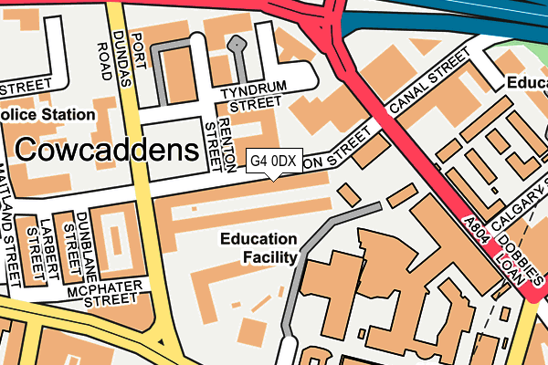 G4 0DX map - OS OpenMap – Local (Ordnance Survey) G4 0DX map - OS OpenMap – Local (Ordnance Survey)