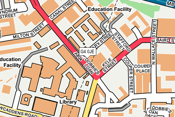 G4 0JE map - OS OpenMap – Local (Ordnance Survey) G4 0JE map - OS OpenMap – Local (Ordnance Survey)