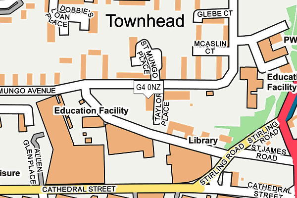 G4 0NZ map - OS OpenMap – Local (Ordnance Survey)