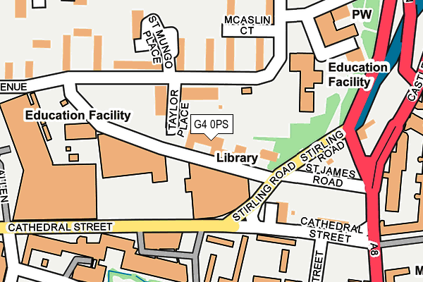 G4 0PS map - OS OpenMap – Local (Ordnance Survey)