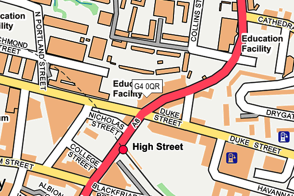 G4 0QR map - OS OpenMap – Local (Ordnance Survey) G4 0QR map - OS OpenMap – Local (Ordnance Survey)