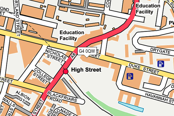 G4 0QW map - OS OpenMap – Local (Ordnance Survey) G4 0QW map - OS OpenMap – Local (Ordnance Survey)