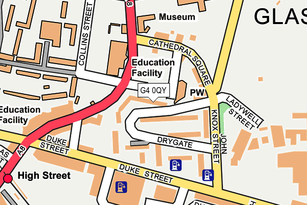 G4 0QY map - OS OpenMap – Local (Ordnance Survey) G4 0QY map - OS OpenMap – Local (Ordnance Survey)