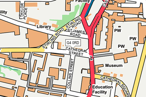 G4 0RD map - OS OpenMap – Local (Ordnance Survey) G4 0RD map - OS OpenMap – Local (Ordnance Survey)