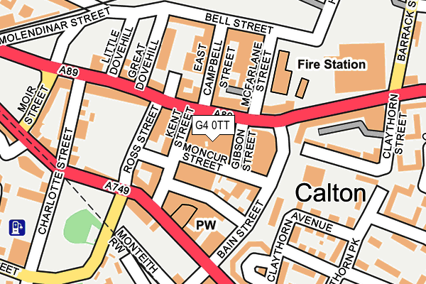 G4 0TT map - OS OpenMap – Local (Ordnance Survey) G4 0TT map - OS OpenMap – Local (Ordnance Survey)