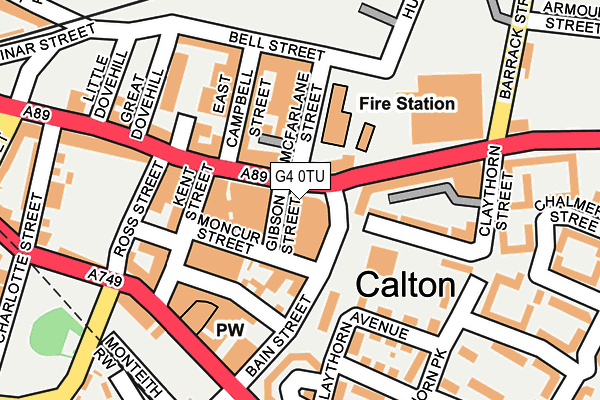 G4 0TU map - OS OpenMap – Local (Ordnance Survey) G4 0TU map - OS OpenMap – Local (Ordnance Survey)
