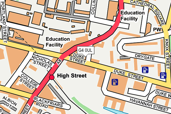 G4 0UL map - OS OpenMap – Local (Ordnance Survey) G4 0UL map - OS OpenMap – Local (Ordnance Survey)