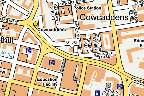 G4 0XF map - OS OpenMap – Local (Ordnance Survey) G4 0XF map - OS OpenMap – Local (Ordnance Survey)