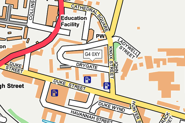 G4 0XY map - OS OpenMap – Local (Ordnance Survey) G4 0XY map - OS OpenMap – Local (Ordnance Survey)