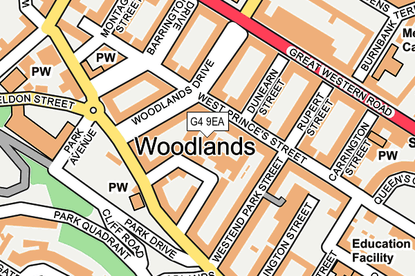 G4 9EA map - OS OpenMap – Local (Ordnance Survey) G4 9EA map - OS OpenMap – Local (Ordnance Survey)