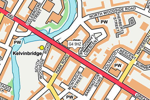 G4 9HZ map - OS OpenMap – Local (Ordnance Survey)