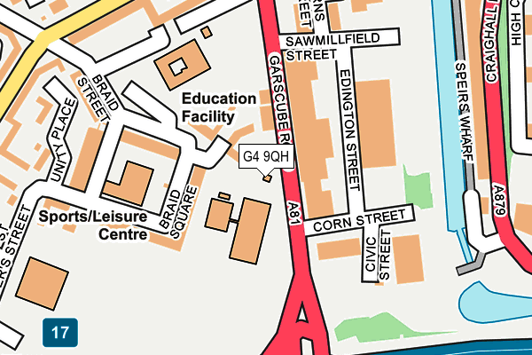 G4 9QH map - OS OpenMap – Local (Ordnance Survey) G4 9QH map - OS OpenMap – Local (Ordnance Survey)