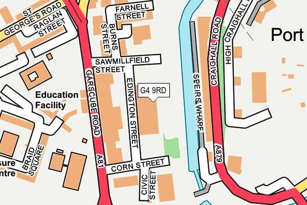 G4 9RD map - OS OpenMap – Local (Ordnance Survey) G4 9RD map - OS OpenMap – Local (Ordnance Survey)