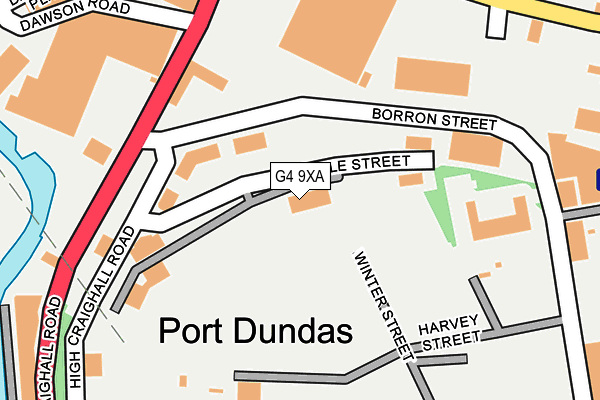 G4 9XA map - OS OpenMap – Local (Ordnance Survey) G4 9XA map - OS OpenMap – Local (Ordnance Survey)