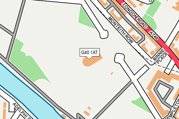 G40 1AT map - OS OpenMap – Local (Ordnance Survey) G40 1AT map - OS OpenMap – Local (Ordnance Survey)