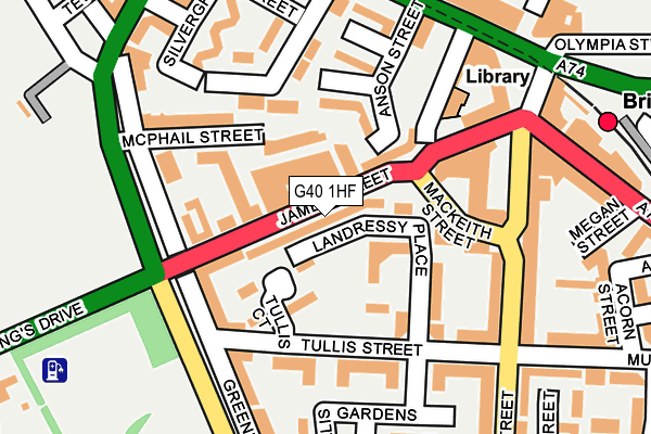 G40 1HF map - OS OpenMap – Local (Ordnance Survey) G40 1HF map - OS OpenMap – Local (Ordnance Survey)