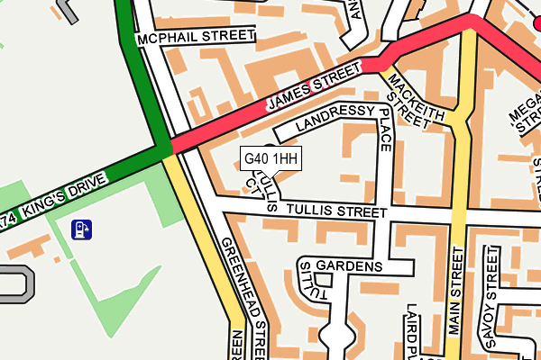 G40 1HH map - OS OpenMap – Local (Ordnance Survey) G40 1HH map - OS OpenMap – Local (Ordnance Survey)