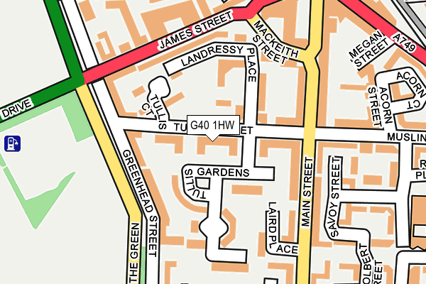 G40 1HW map - OS OpenMap – Local (Ordnance Survey) G40 1HW map - OS OpenMap – Local (Ordnance Survey)