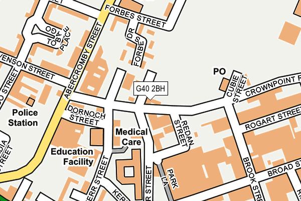 G40 2BH map - OS OpenMap – Local (Ordnance Survey) G40 2BH map - OS OpenMap – Local (Ordnance Survey)