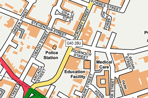 G40 2BU map - OS OpenMap – Local (Ordnance Survey) G40 2BU map - OS OpenMap – Local (Ordnance Survey)