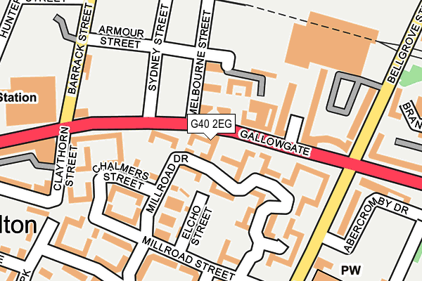 G40 2EG map - OS OpenMap – Local (Ordnance Survey) G40 2EG map - OS OpenMap – Local (Ordnance Survey)