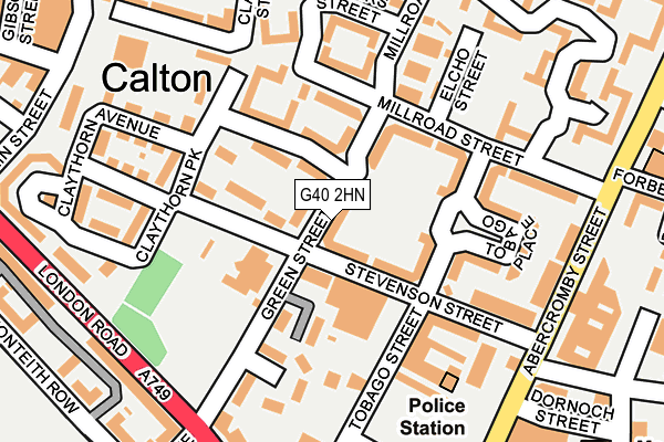 G40 2HN map - OS OpenMap – Local (Ordnance Survey) G40 2HN map - OS OpenMap – Local (Ordnance Survey)