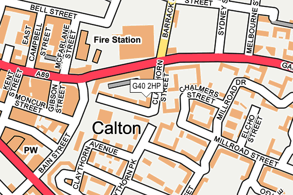 G40 2HP map - OS OpenMap – Local (Ordnance Survey) G40 2HP map - OS OpenMap – Local (Ordnance Survey)
