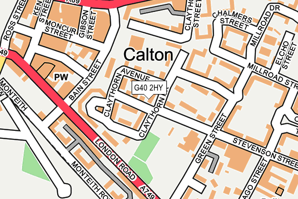 G40 2HY map - OS OpenMap – Local (Ordnance Survey) G40 2HY map - OS OpenMap – Local (Ordnance Survey)