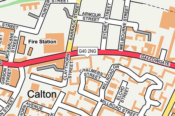 G40 2NG map - OS OpenMap – Local (Ordnance Survey) G40 2NG map - OS OpenMap – Local (Ordnance Survey)