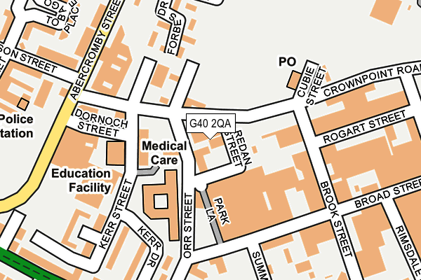 G40 2QA map - OS OpenMap – Local (Ordnance Survey) G40 2QA map - OS OpenMap – Local (Ordnance Survey)