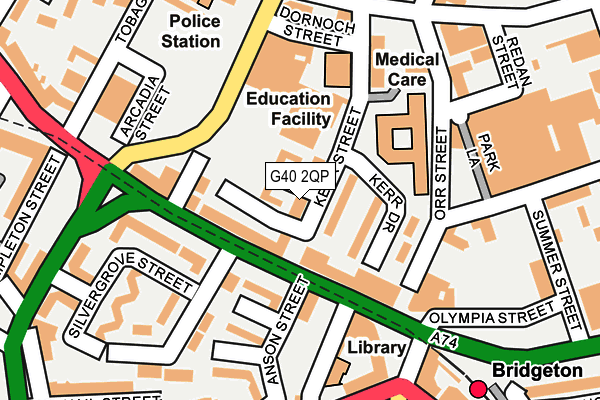 G40 2QP map - OS OpenMap – Local (Ordnance Survey) G40 2QP map - OS OpenMap – Local (Ordnance Survey)