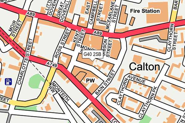 G40 2SB map - OS OpenMap – Local (Ordnance Survey) G40 2SB map - OS OpenMap – Local (Ordnance Survey)