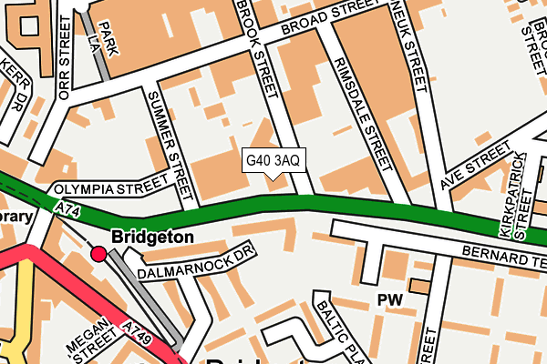G40 3AQ map - OS OpenMap – Local (Ordnance Survey) G40 3AQ map - OS OpenMap – Local (Ordnance Survey)