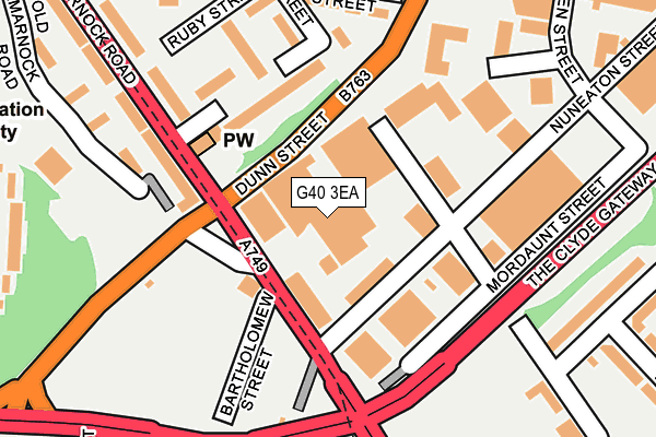 G40 3EA map - OS OpenMap – Local (Ordnance Survey) G40 3EA map - OS OpenMap – Local (Ordnance Survey)