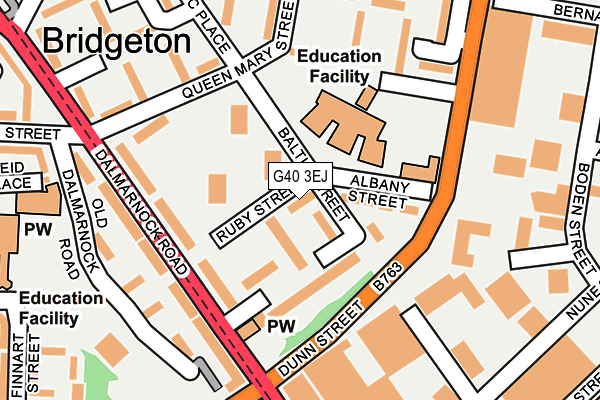 G40 3EJ map - OS OpenMap – Local (Ordnance Survey) G40 3EJ map - OS OpenMap – Local (Ordnance Survey)