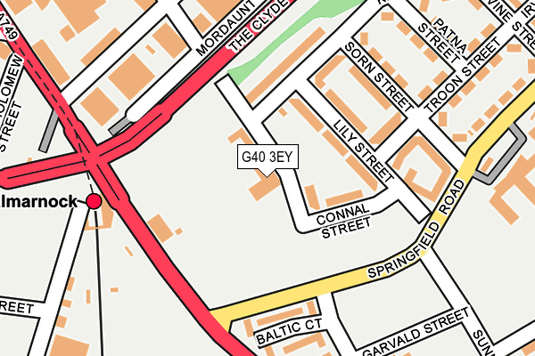G40 3EY map - OS OpenMap – Local (Ordnance Survey) G40 3EY map - OS OpenMap – Local (Ordnance Survey)