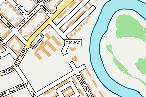 G40 3GZ map - OS OpenMap – Local (Ordnance Survey) G40 3GZ map - OS OpenMap – Local (Ordnance Survey)