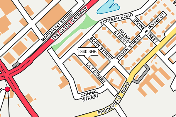 G40 3HB map - OS OpenMap – Local (Ordnance Survey) G40 3HB map - OS OpenMap – Local (Ordnance Survey)