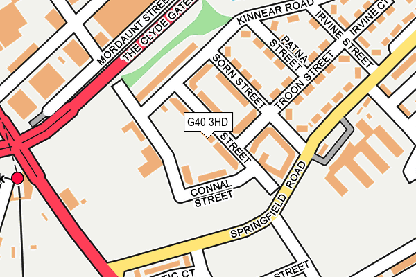 G40 3HD map - OS OpenMap – Local (Ordnance Survey) G40 3HD map - OS OpenMap – Local (Ordnance Survey)