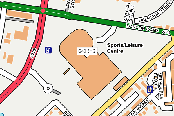 G40 3HG map - OS OpenMap – Local (Ordnance Survey) G40 3HG map - OS OpenMap – Local (Ordnance Survey)