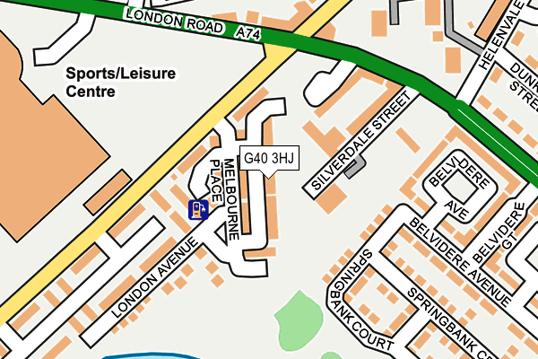 G40 3HJ map - OS OpenMap – Local (Ordnance Survey) G40 3HJ map - OS OpenMap – Local (Ordnance Survey)