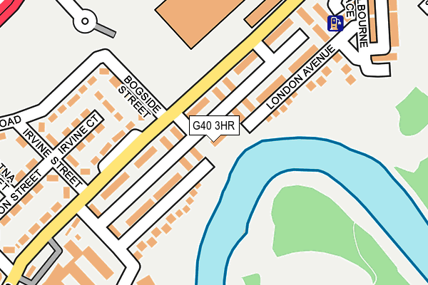 G40 3HR map - OS OpenMap – Local (Ordnance Survey) G40 3HR map - OS OpenMap – Local (Ordnance Survey)