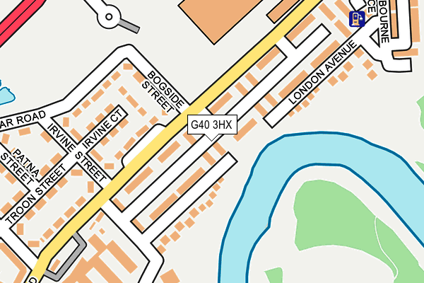 G40 3HX map - OS OpenMap – Local (Ordnance Survey) G40 3HX map - OS OpenMap – Local (Ordnance Survey)