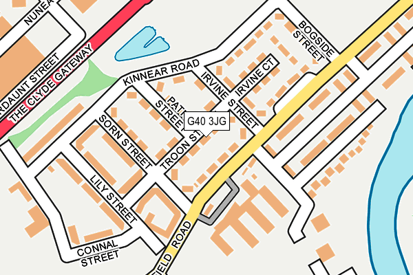 G40 3JG map - OS OpenMap – Local (Ordnance Survey) G40 3JG map - OS OpenMap – Local (Ordnance Survey)