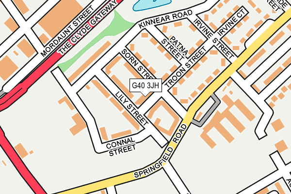 G40 3JH map - OS OpenMap – Local (Ordnance Survey) G40 3JH map - OS OpenMap – Local (Ordnance Survey)